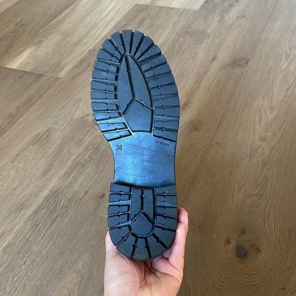 Fabianelli made in Italy Winter Boots Shearling Leather Black Sz 38 EU 7.5-8 US - Picture 8 of 15